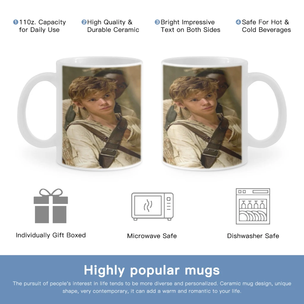 Кофейная кружка Thomas Brodie-Sangster чайная чашка кофейная 11 унций забавные подарки на