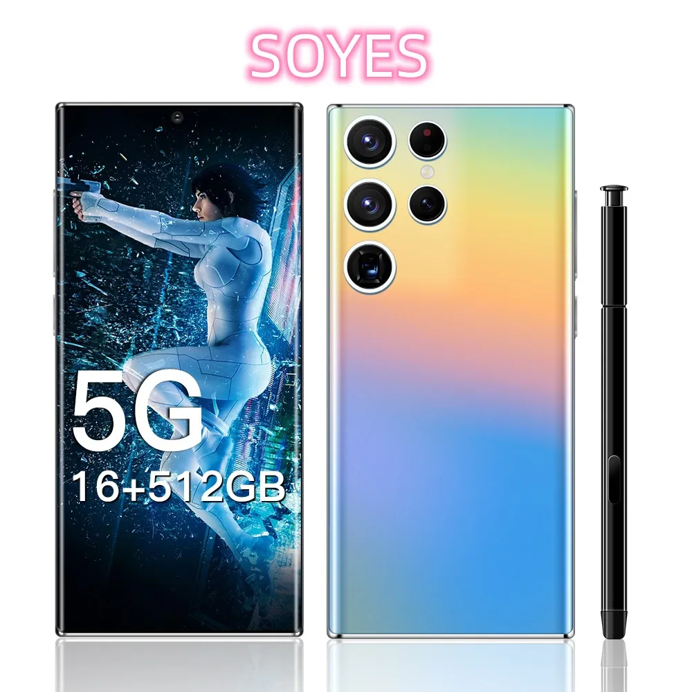 SOYES  30Ultra Smartphone GlobaleVersion 6.8Zoll 6800mAh Celulares Smartphone 16+512GB Handys Entsperrt Cell Phones 5G Telefone