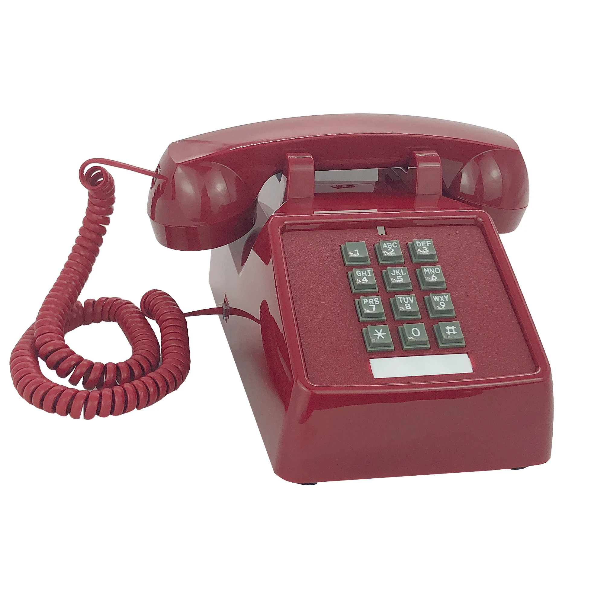 corded retro home telephones classic analog red phone vintage antique old fashion landline telephones for home office hotel free global shipping