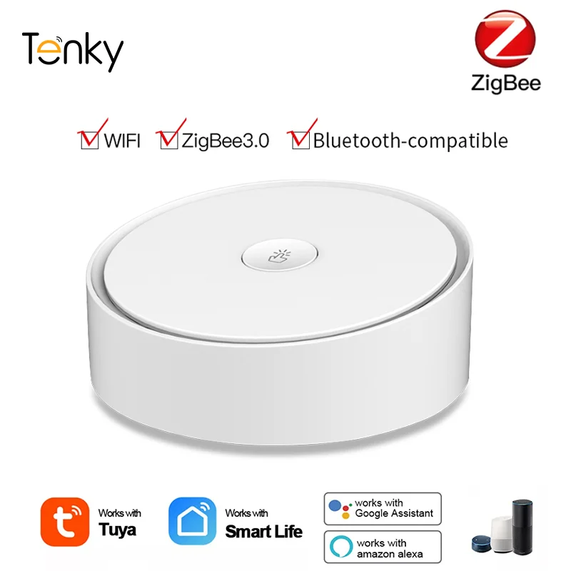 

Шлюз Moes ZigBee 3,0 с поддержкой Wi-Fi, Bluetooth и голосовым управлением