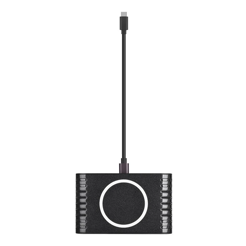 

USB C HUB Type-C Docking Station Wireless Charger USB 3.0+4K HDMI Compatible+PD For Iphone 12 HUAWEI