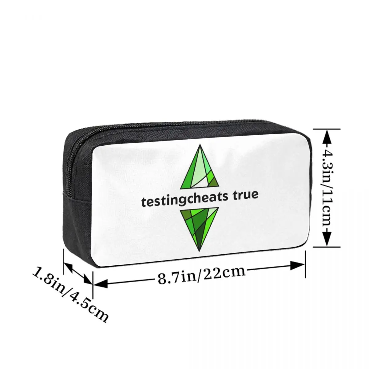 Фото The Sims 4 - Testingcheats True Plumbob Пеналы для студентов, подарочные пеналы-коробки, пеналы-сумки, пеналы большой вместимости, пеналы-органайзеры для ручек №4