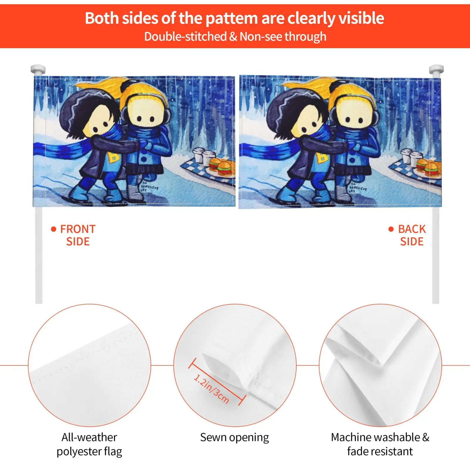 Bughead коньки по льду уличный декор флаг автомобиля Art Is Endgame фанатское искусство |