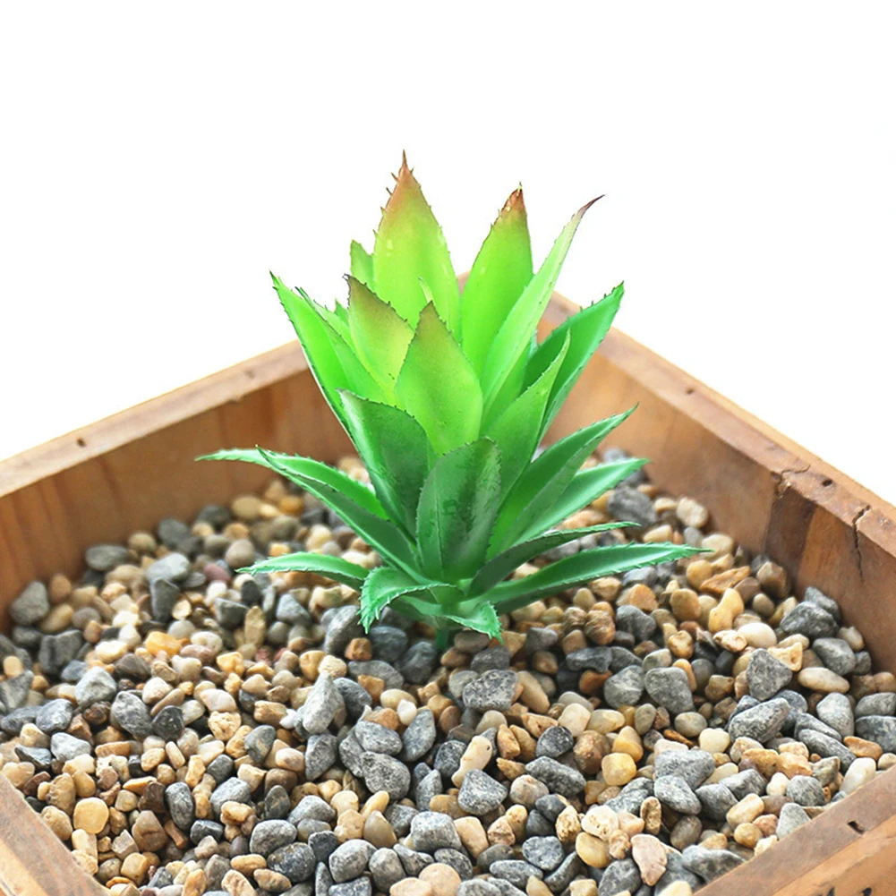 Artificial Succulent Plants Home Decoration Plastic Faux Cactus Succulents Simulation Fake Plant Office Decoration