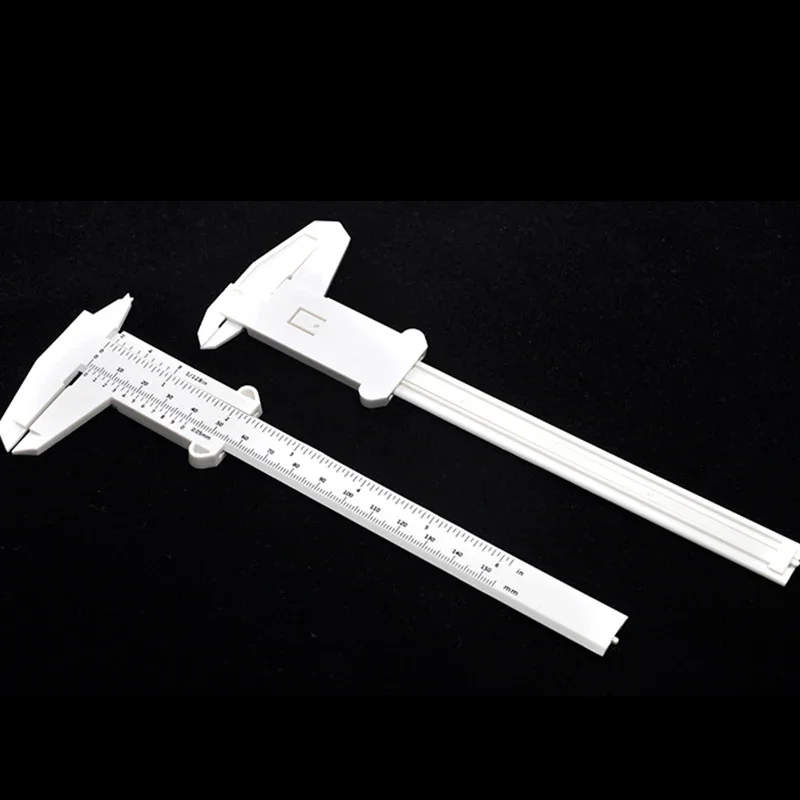 Портативный 150 мм пластиковый измерительный штангенциркуль для бровей PMU