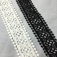 1 yard new water soluble lace clothing wedding dress sewing accessories diy embroidery lace 5 5cm african lace fabric