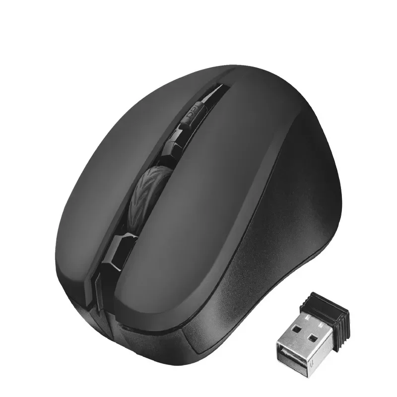 

mouse wireless mydo silent black range 10m ambidextrous microusb 21869