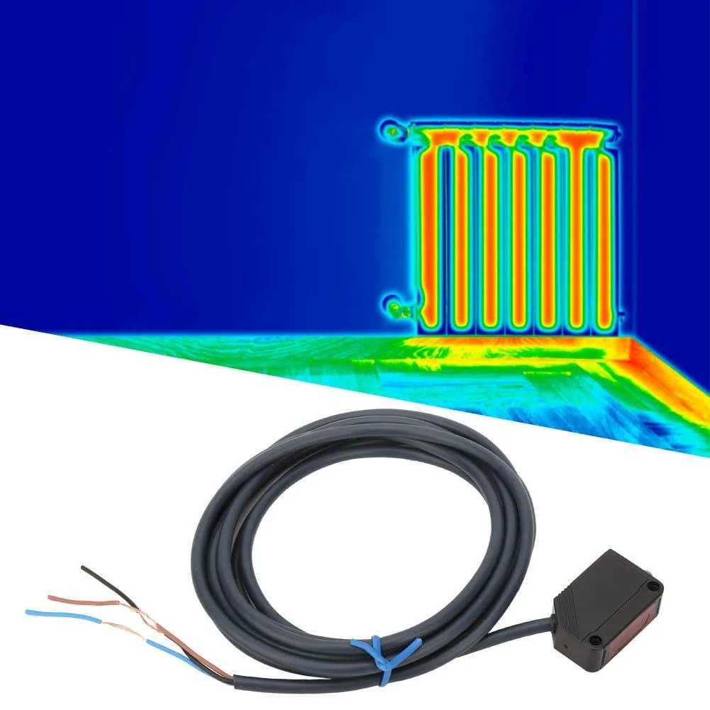 

Photoelectric Switch Sensor E3Z-D61 12-24VDC IR Photoelectric Infrared NPN Output 1.9m Cable Length Electrical Equipment Tools