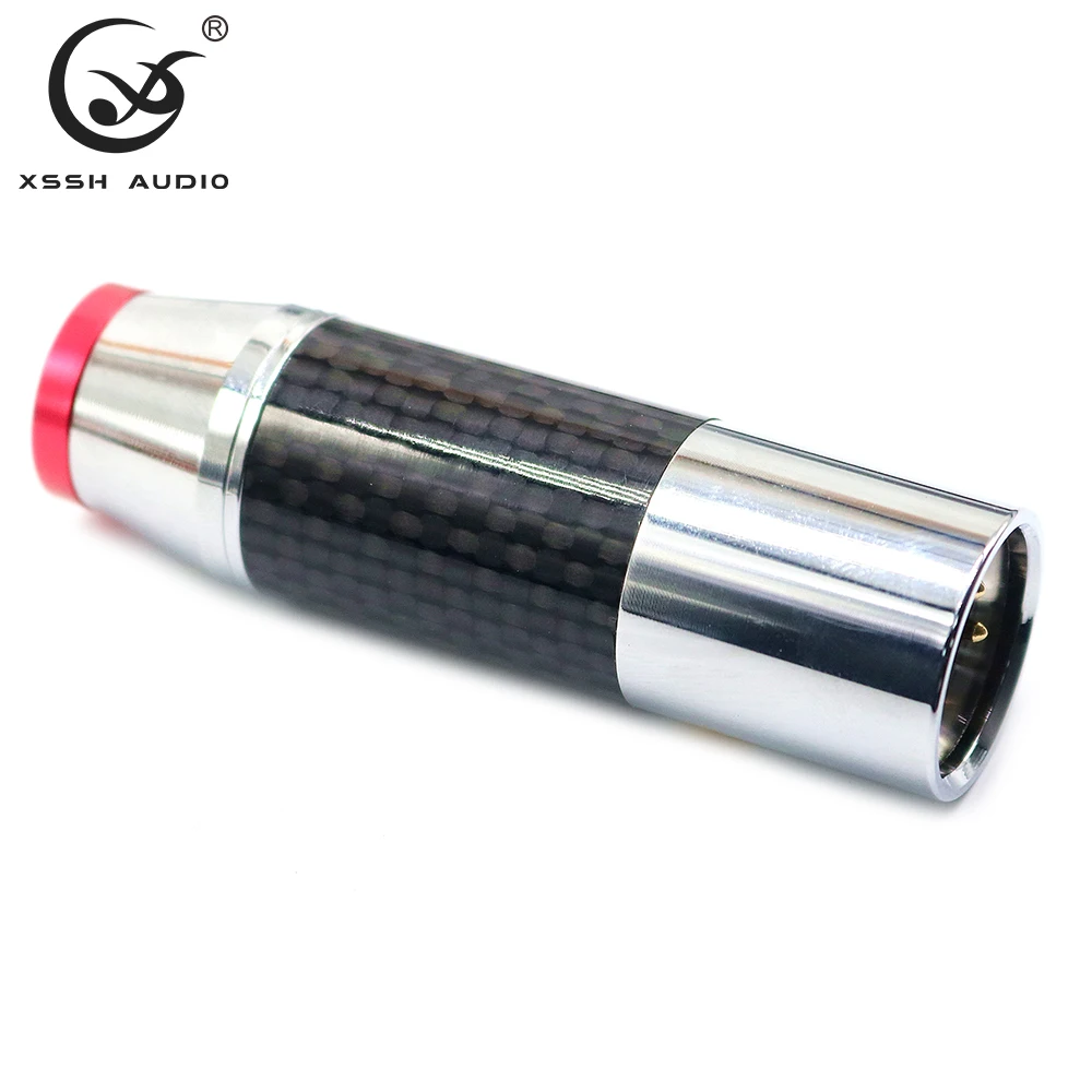 Аудиоразъем HiFi XSSH 4-контактный штекер XLR-гнездо 2 5 3 4 мм для наушников позолоченный