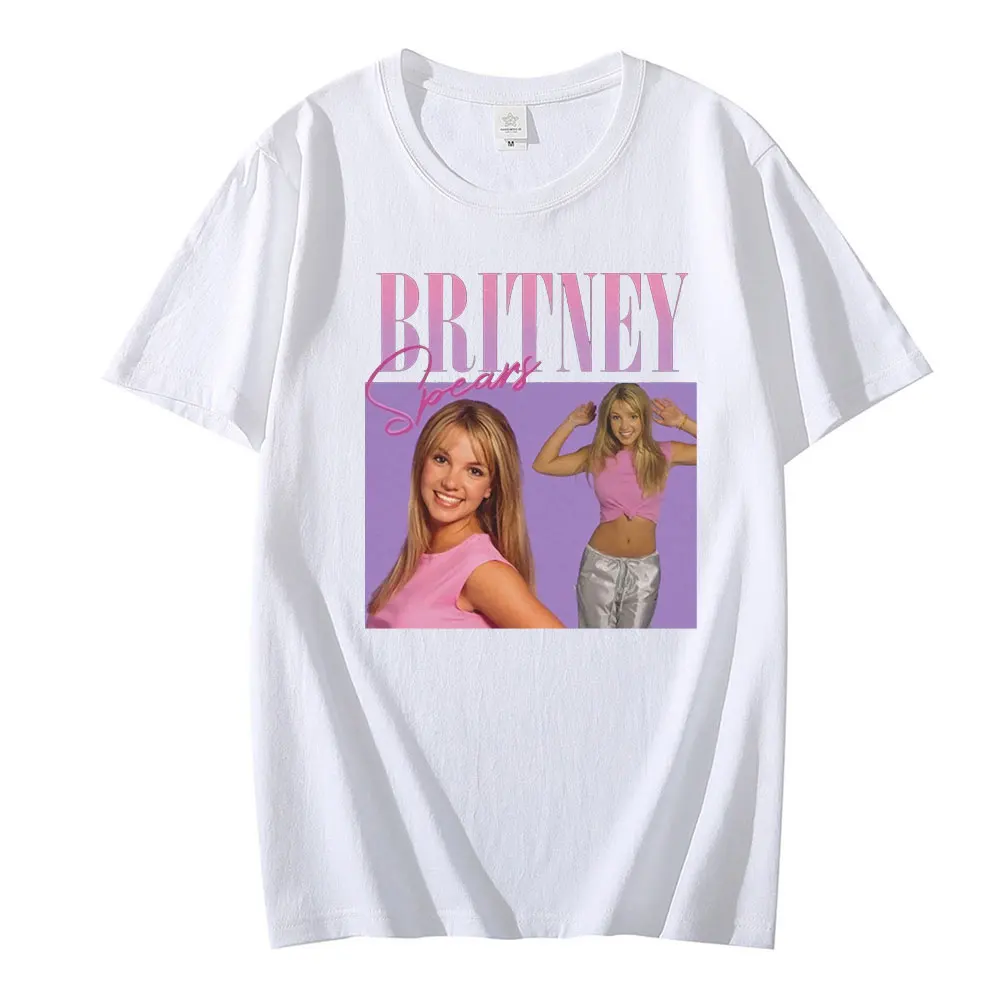 Футболка Britney Spears с красивым фото для женщин хипстерская хлопковая Повседневная