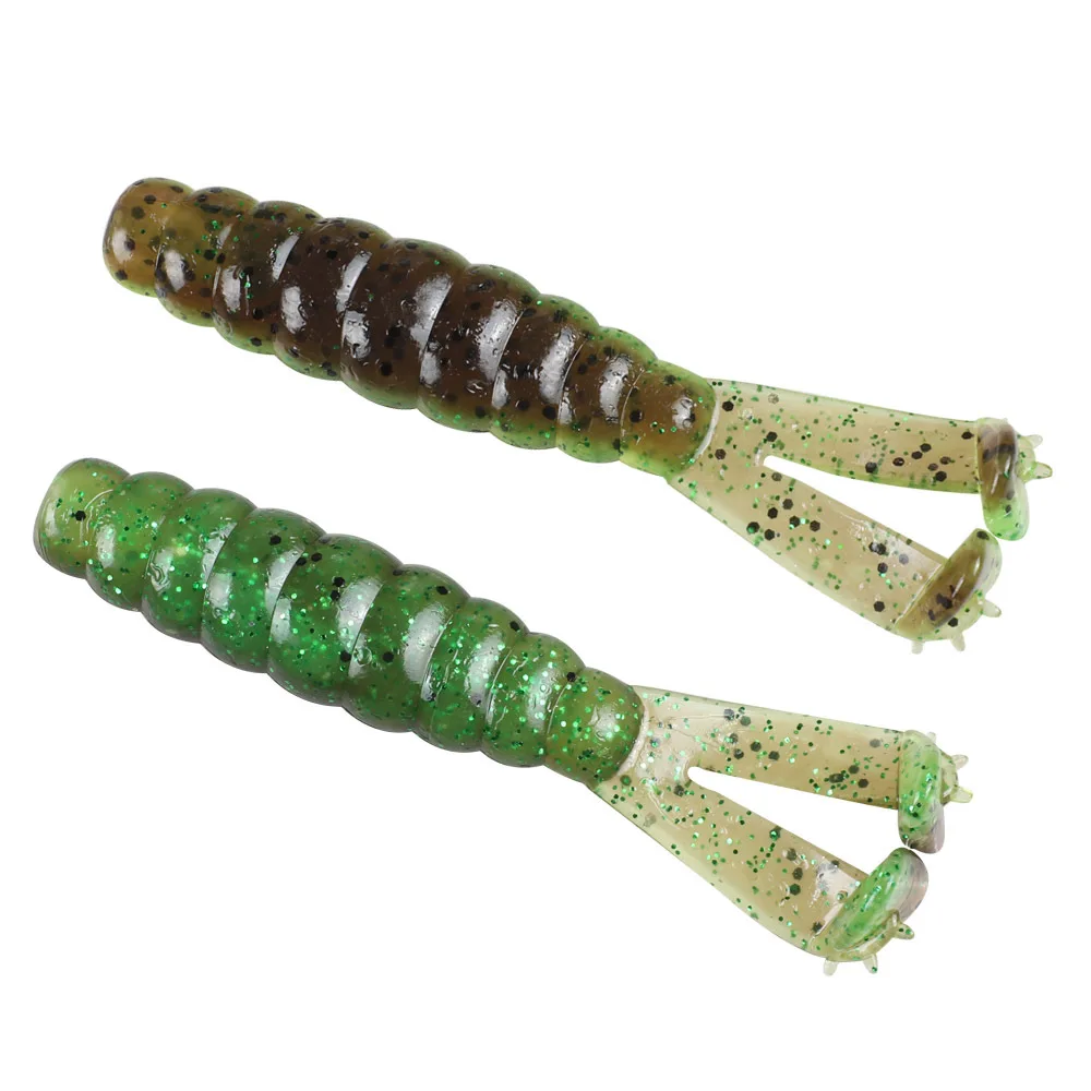 

Go-again New lure baits TPR Super Stretch 7cm 3.1g Soft Worm Handmade Lures Bait Bionic Bait T-Tail with Salt