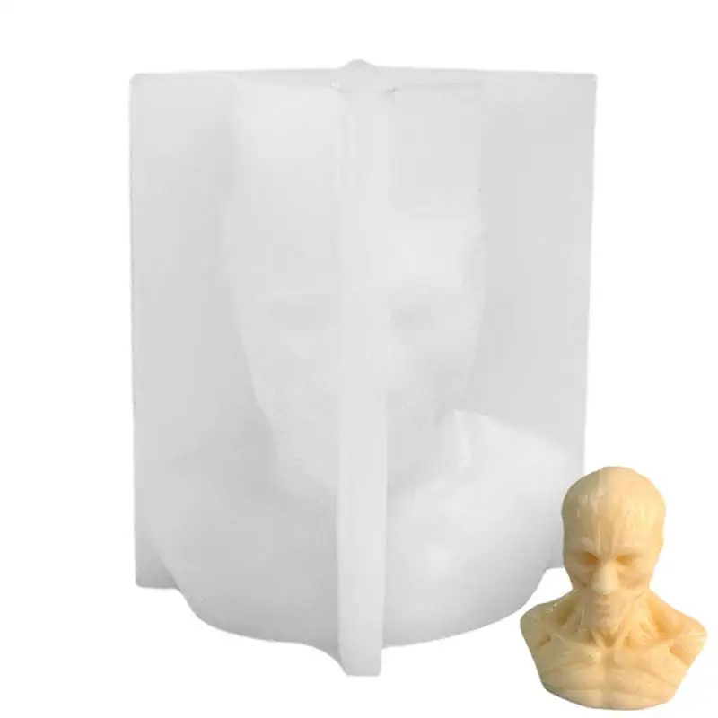 

Силиконовая форма для человеческого тела, украшение для Хэллоуина, силиконовые формы для скелета мышц, бюста, литье из смолы, форма для рукоделия, свечи