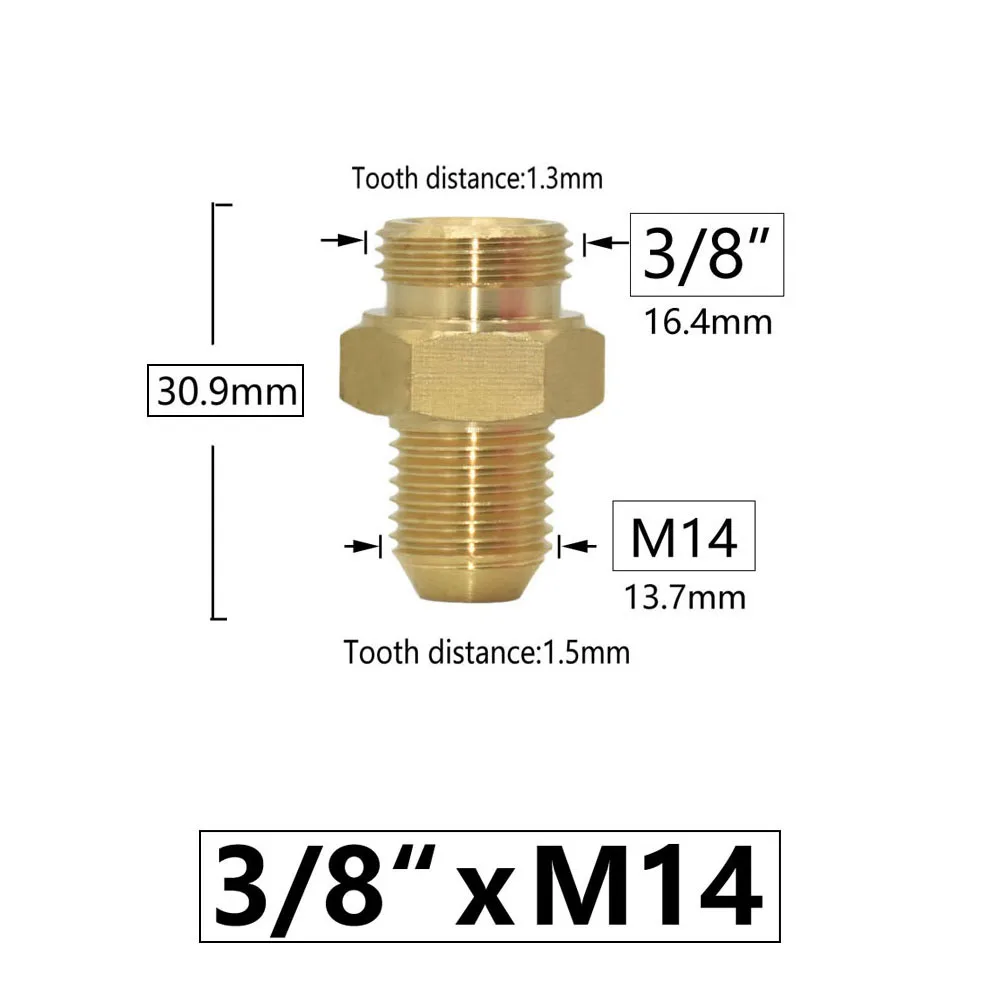 

Латунные переходные муфты WYZXM M14 M18 M22 3/8" 1/2" 3/4"