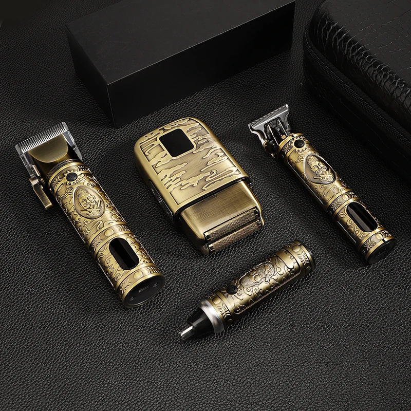 Полностью металлические машинки для стрижки волос Resuxi 740 триммер ушей в носу