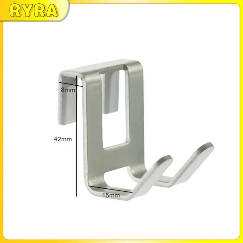 

Металлический крючок H-образной формы, алюминиевый держатель для полотенец, вешалка с бесплатным отверстием для душа, безрамный стеклянный дверной органайзер, кухонная вешалка для хранения тряпки
