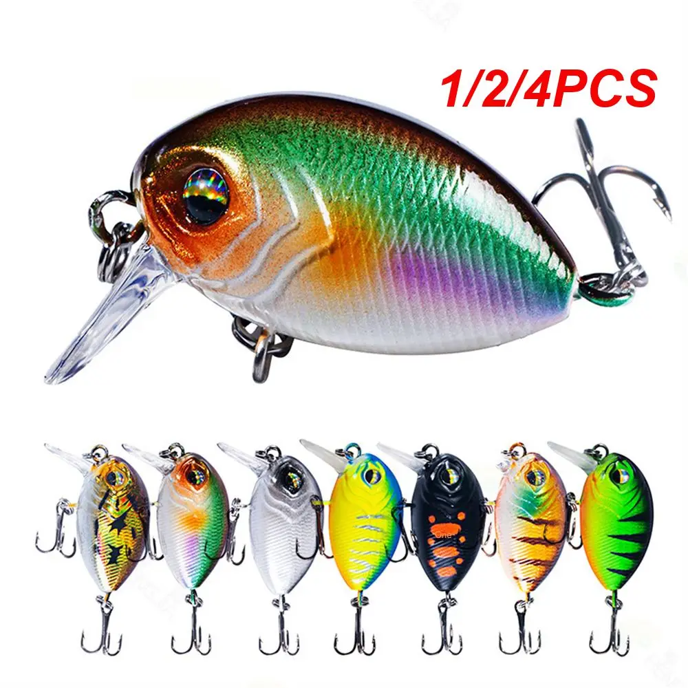 

1/2/4PCS Luya Bait Artificial BaitFishing Accessories Hard Bait Ultra-long Throw Mini Fishing Gear Bionic Bait Goods For Fishing