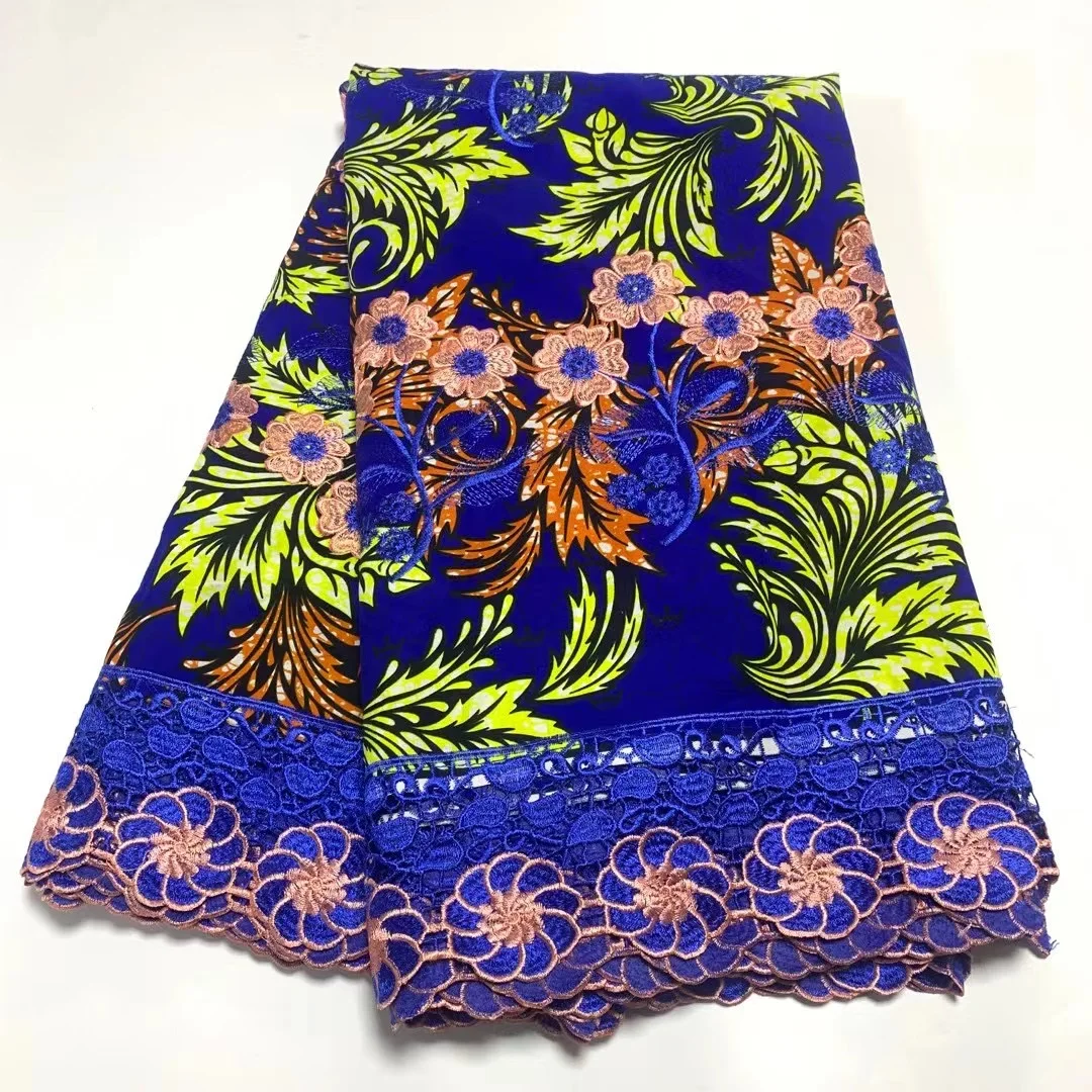 2023 африканская батик ткань кружево воск парчовая с принтом вышивка Гипюр Анкара 6
