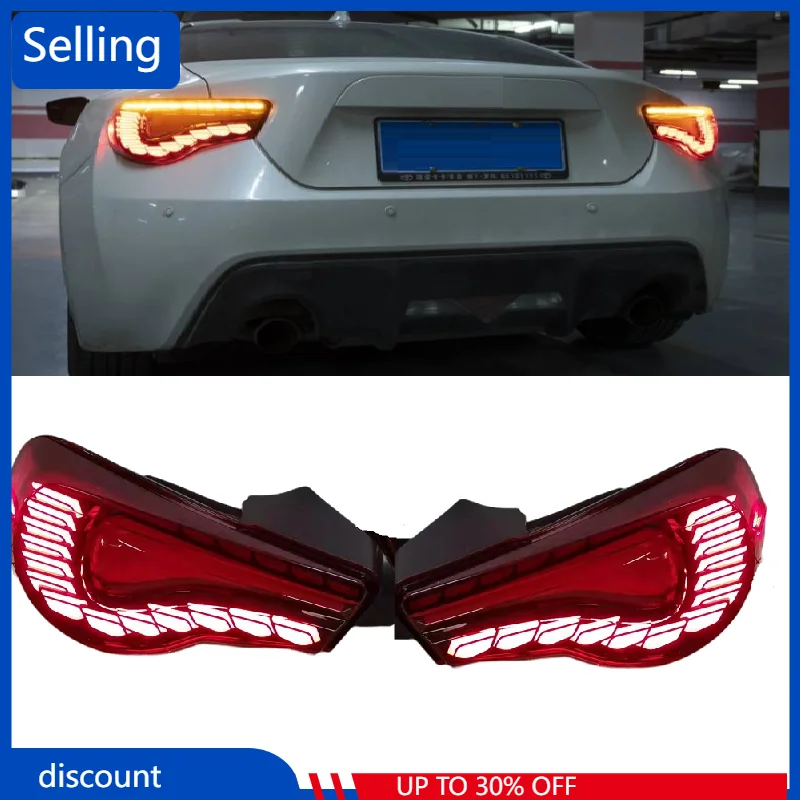 

Внешний задний фонарь, подходящий для Toyota86 GT86 Subaru BRZ 2012 2013 2014 2015 2016-2018, поворотный сигнал, стоп-сигнал, фонари заднего хода, 2 шт.