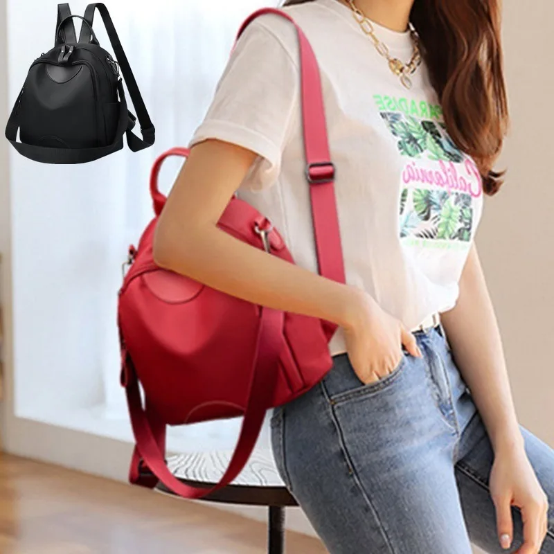 Повседневный модный рюкзак из ткани Оксфорд вместительная Женская дорожная