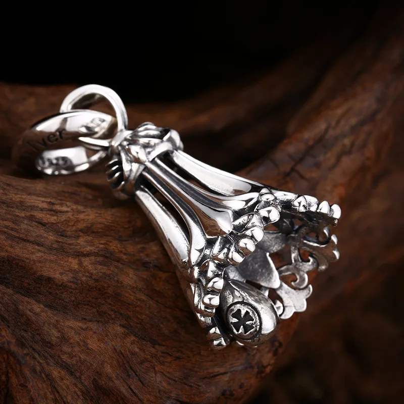 Подвески из стерлингового серебра 925 пробы для женщин мужчин и ретро-ирис tectorum-maxim