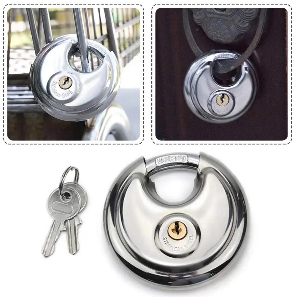 Круглый прохладный дверной замок H8S5 водонепроницаемая подставка из нержавеющей
