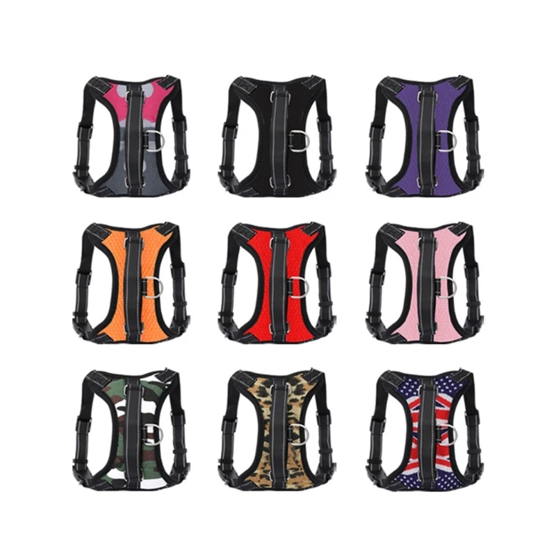 

K5DC Pet Chest Strap Walking Harness Pet Vest Harness Dog Chest Leash Travel Gear