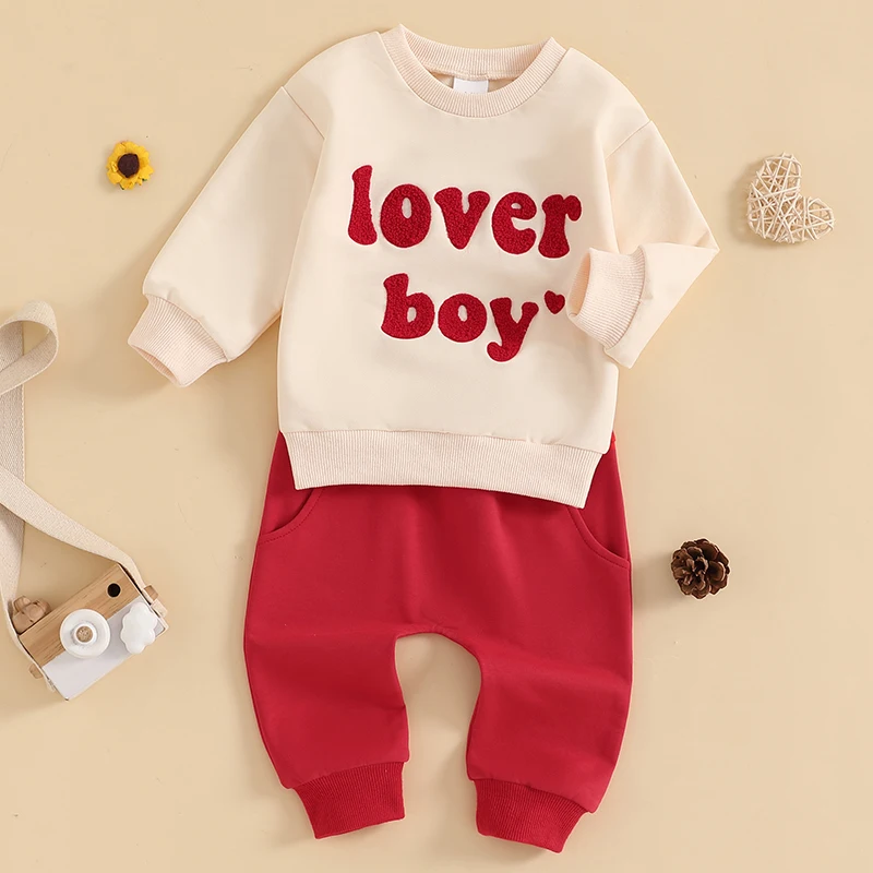 Зимняя одежда для маленьких мальчиков толстовка с длинными рукавами и вышивкой в