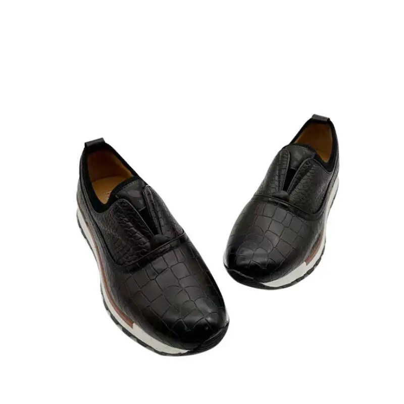 Neue pu Freizeit schuhe weiche S dedi rutsch наличие zarte Textur modische Schuhe bequemes Business-Kleid Herren a21