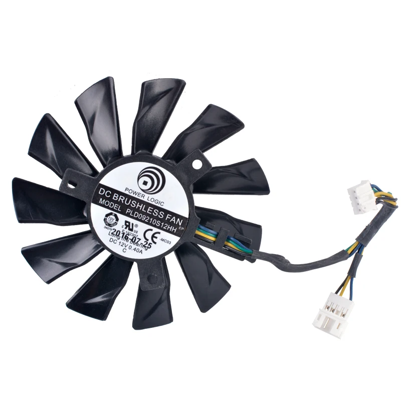 Оригинальный 4-проводной охлаждающий вентилятор для видеокарты PLD09210S12HH gtx1060 gtx1070 gtx1080