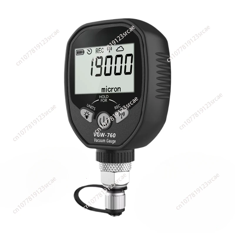 Беспроводной цифровой вакуумметр 0-19000 микрон хладагента 1/4 дюйма SAE VGW-760