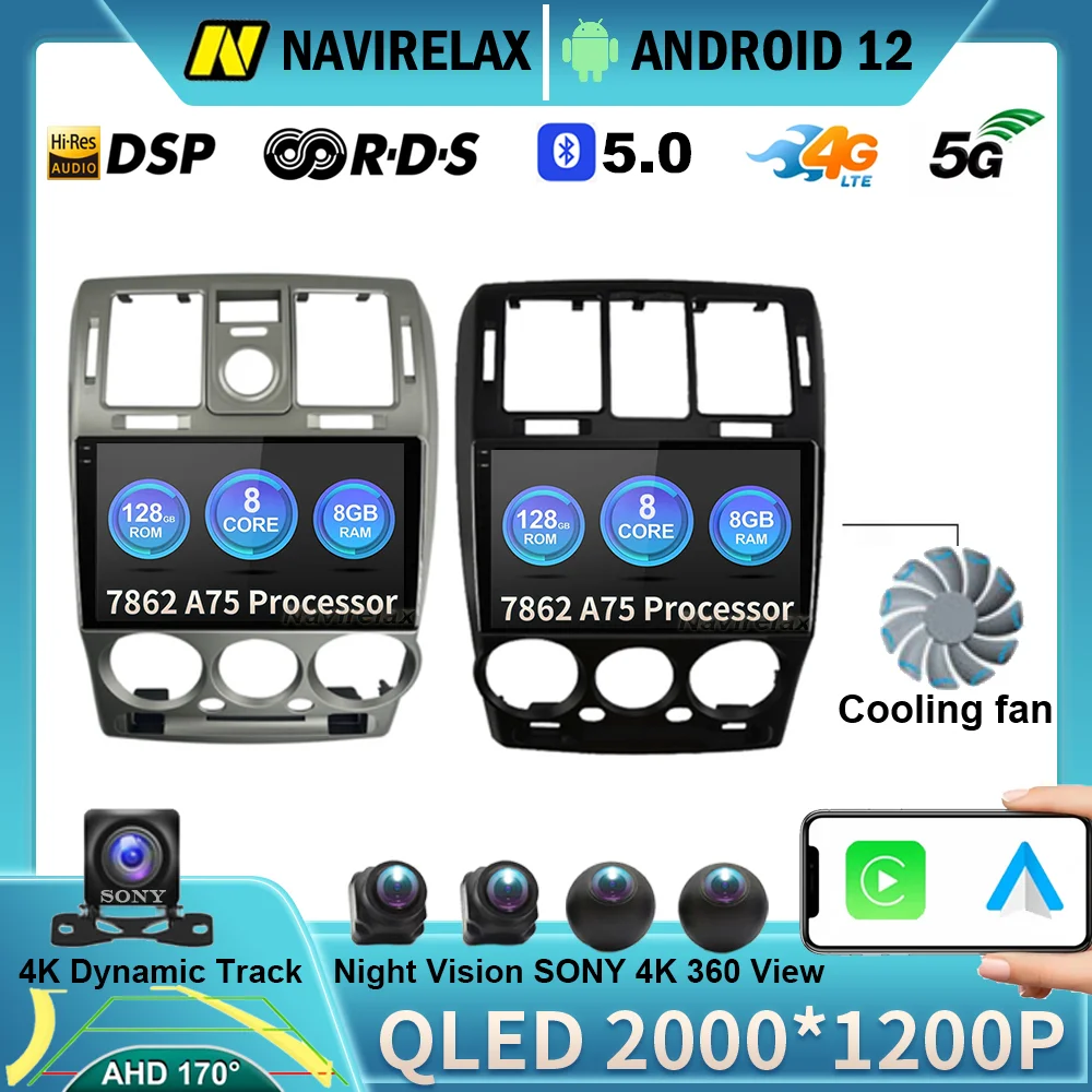 

Автомагнитола на Android 12 для Hyundai Getz 2002-2011, стерео, мультимедийный, GPS, навигация Carplay, автомобильное, QLED, головное устройство, Wi-Fi, 2 Din, DVD