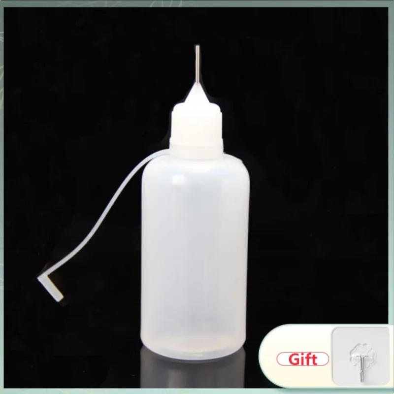 

Needle Tip Glue Applicator Bottle Tube Sub-bottling Pinhole Refueling Bottle 5 20 50ml Soft Bottle With Craft Tool