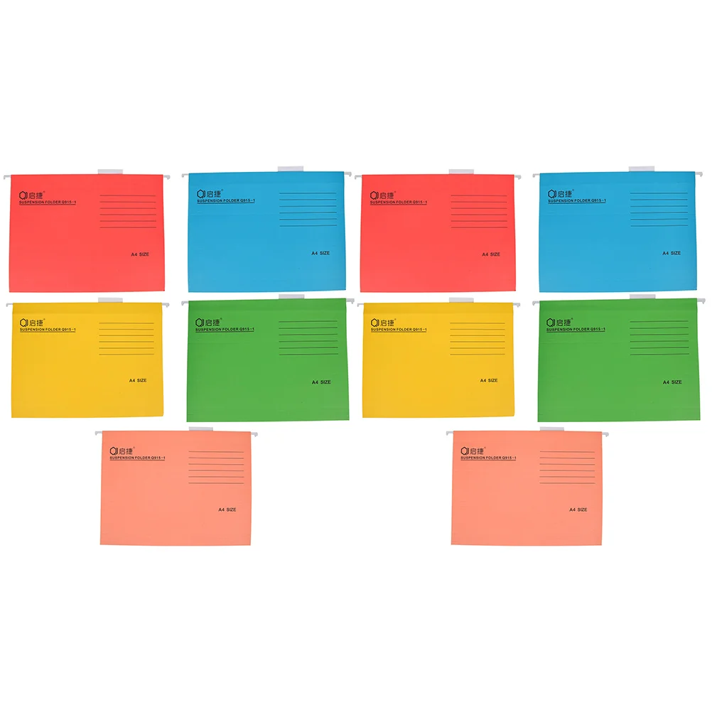 10-шт папка папки для файлов подвесные портативные квитанции утолщенные