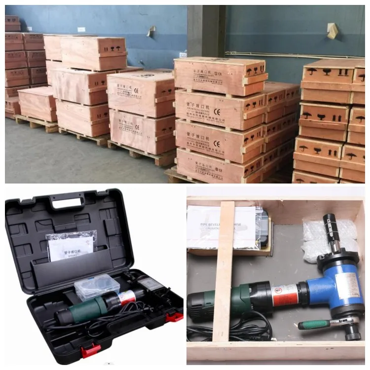 Электрическая портативная машина для снятия фаски на холодную трубу