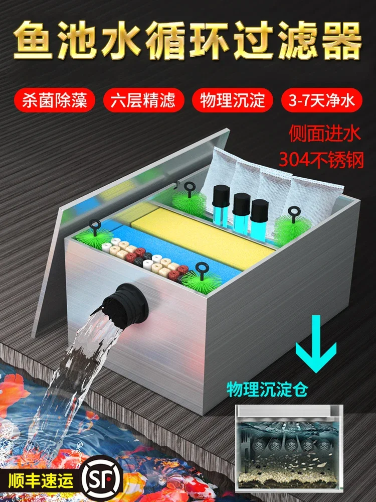 Система фильтрации для разведения рыб в пруду оборудование системы циркуляции