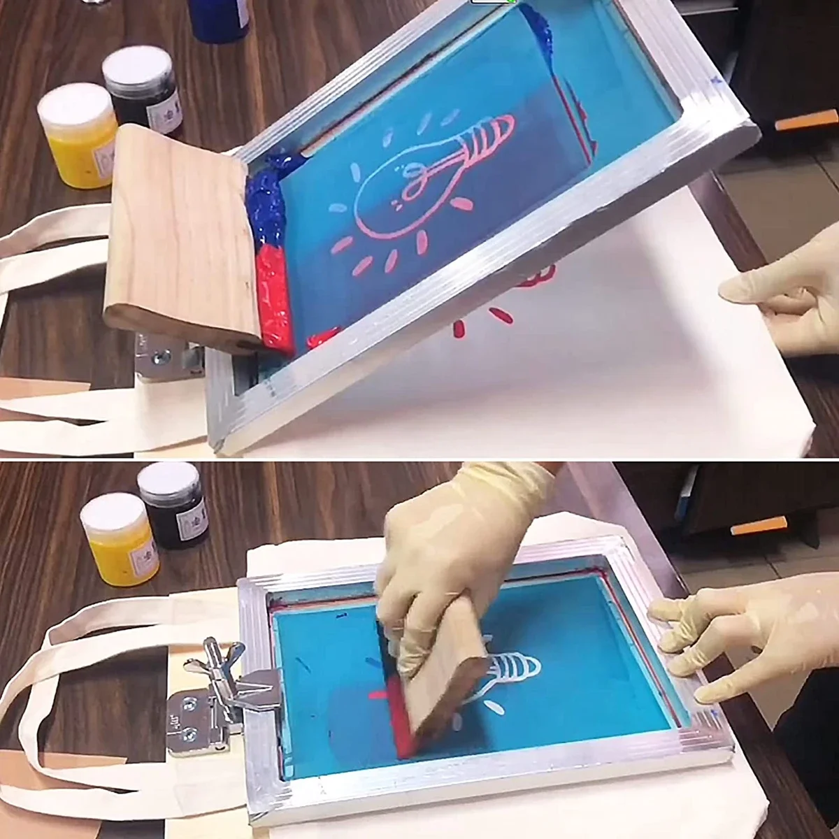 120 300 350 420 алюминиевая рама для трафаретной печати шелковая сетка предварительно