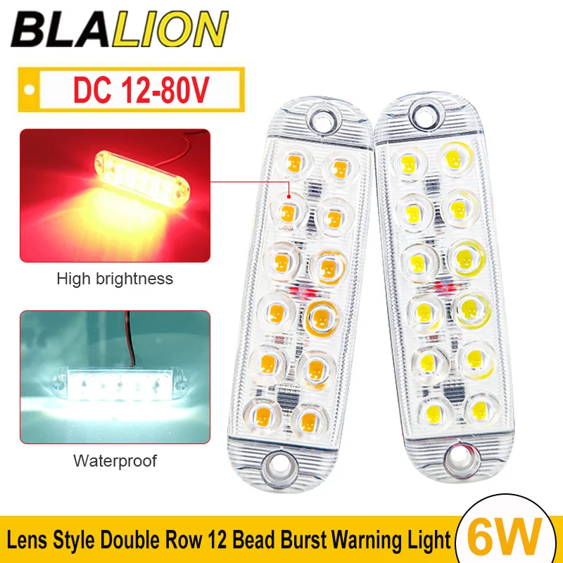 Blalion 12 Светодиодных Стробоскопов Боковые Сигнальные Огни Мигающая Сигнальная
