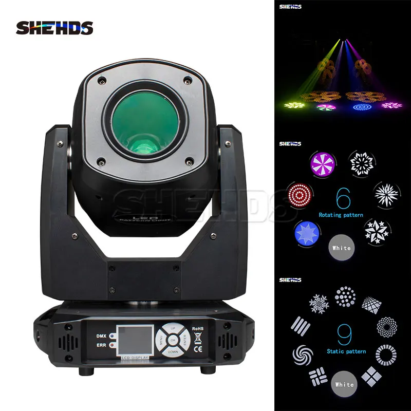 Movendo a Cabeça de Iluminação Controle para dj Shehds Novo Feixe – Lavagem Gobo Duplo Prisma Efeito Dmx Discoteca Barra Festa Luz Palco Led 160w 3in1