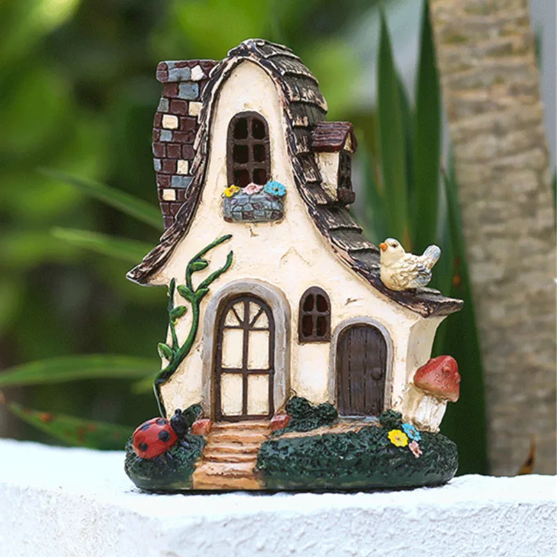 Садовый двор сказочный коттедж украшения для улицы подарок на день рождения