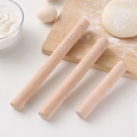 1pcs with solid wood ladder rolling stick cake pie noodles pins wooden stick decoration roller for pasta cooking kitchen tools