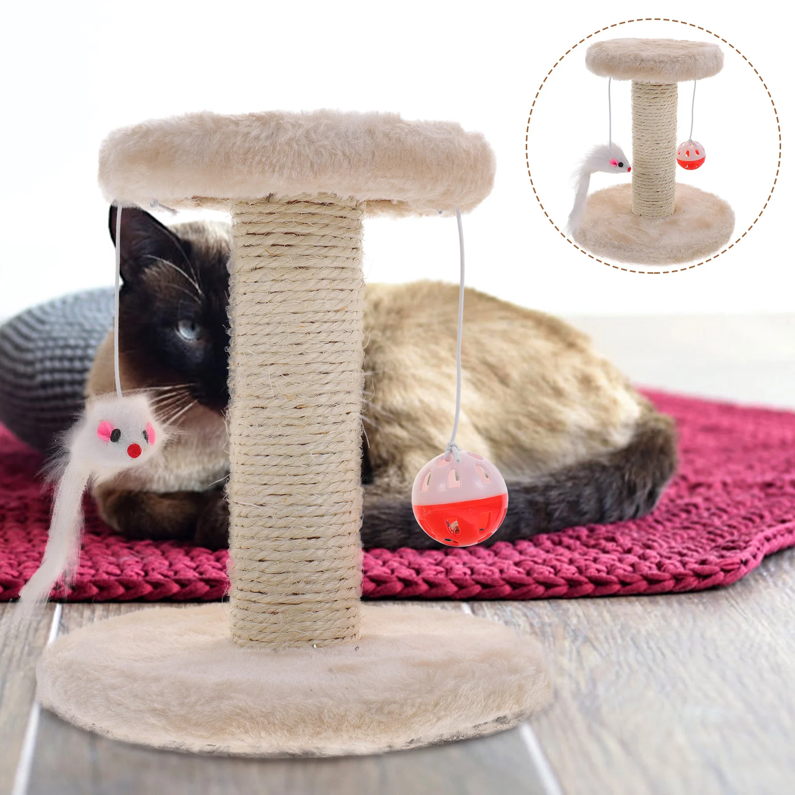 

Cat Scratch Post Accessories Scratchers Indoor Cats Toys Scratching Posts Decorate