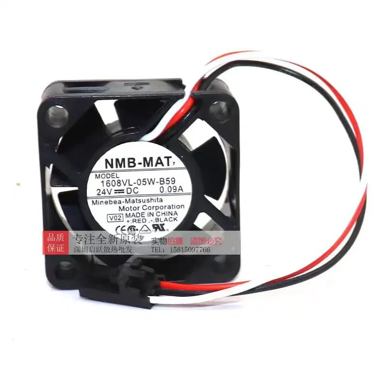 Фото Оригинальный вентилятор NMB 1608VL-05W-B59 для Fanuc A90L-0001-0528 # 70 4020 24В Вентилятор охлаждения №2