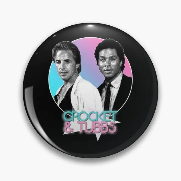 Crockett And Tubbs мягкая булавка с кнопками в стиле ретро Майами 8 подарок креативный
