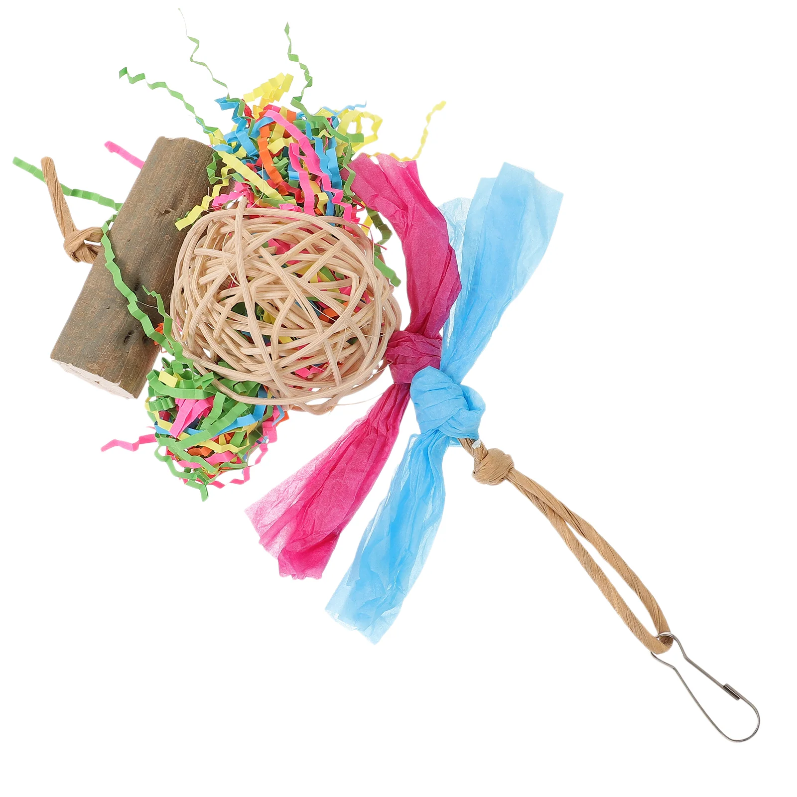 

Parakeet Cage Toy Bird Accessories Parrot Hanging Chewing Toys Foraging Parrots