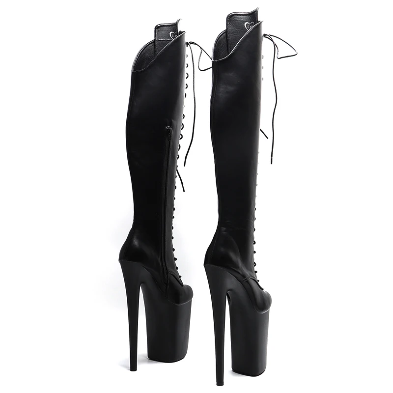 Leecabe/23 см/9 дюймов матовый верх из искусственной кожи трендовые модные ботинки для