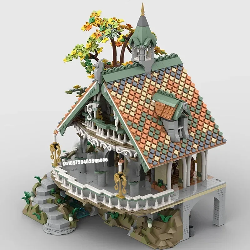 Фото Новый 3660 шт. знаменитый фильм «Кольца» Moc-10316, модель последнего дома, головоломка на заказ, креативные идеи «сделай сам», детские игрушки, подарки на день рождения №2