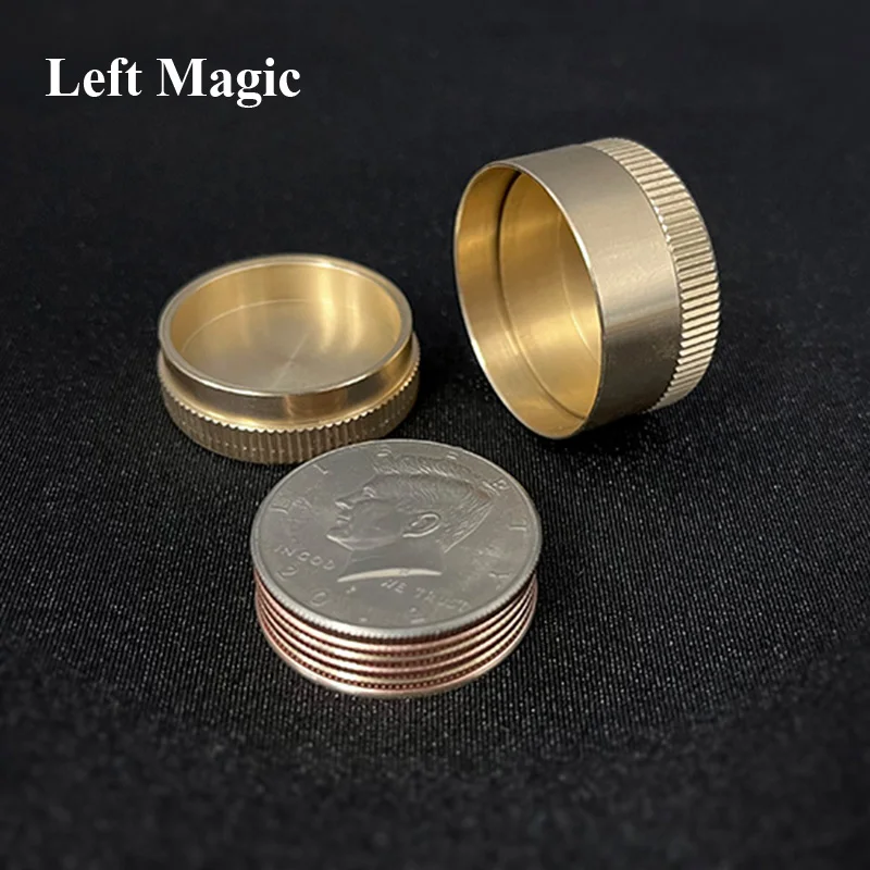 

Dynamic Coins (US Half Dollar, Sawtooth) Magic Tricks Classic Coin Vanish Appear Magia Close Up Illusions Gimmick Mentalism Prop