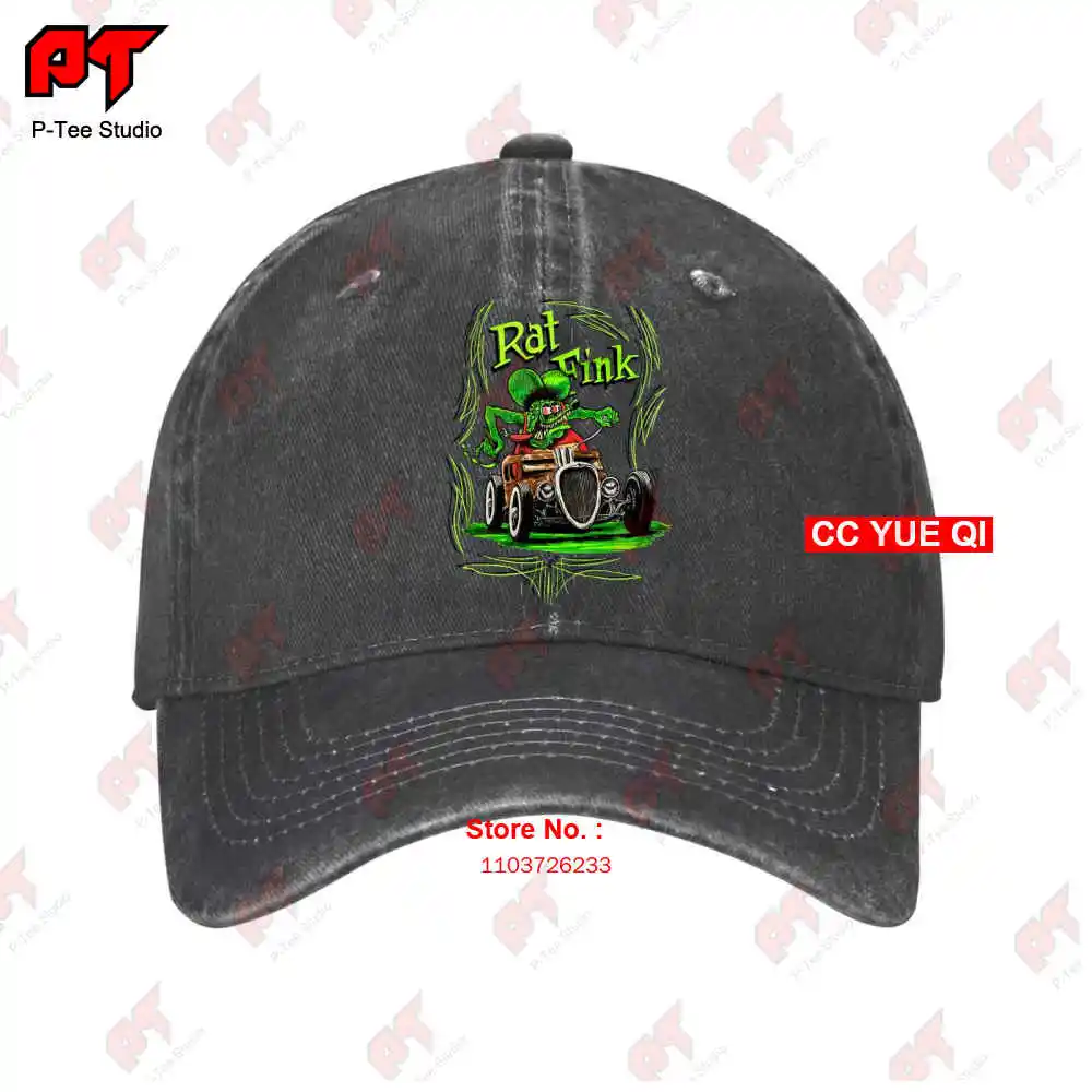 Крыса Fink Ed Roth Drag Racing Hot Rod классические бейсболки кепка для грузовика WBHA