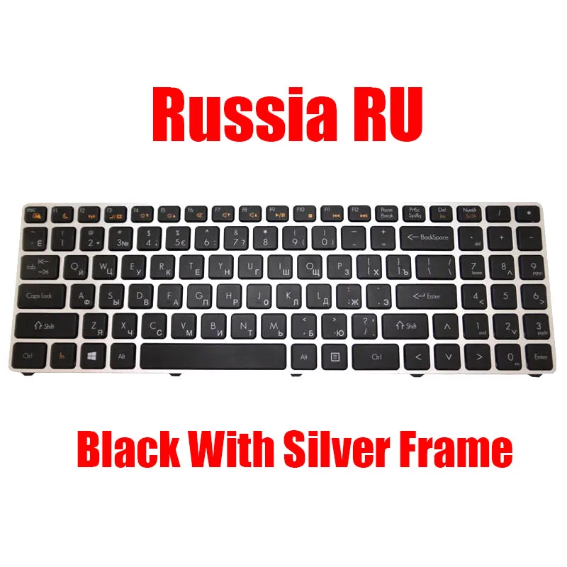 Русская клавиатура для ноутбука Quanta TWS MP-12K73SU-920 AETWD700010 русская черная с
