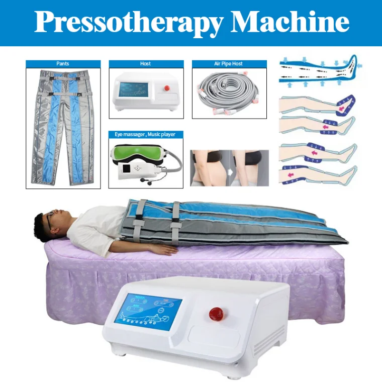 

Air Pressure Fat Loss Therapy Pressoterapia Slimming Lymph Drainage Massage Boot Air Bags Easy Operate Device